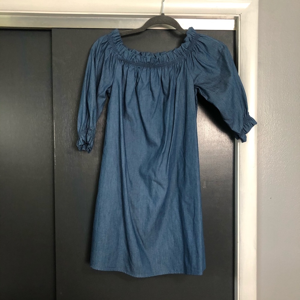 2 Hearts - Denim Dress (Never  Worn)